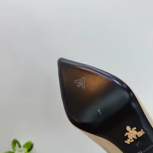 Cheap Prada High-heeled Shoes For Women #1409435 Replica Wholesale [$102.00 USD] [ITEM#1409435] on Replica Prada High-heeled Shoes