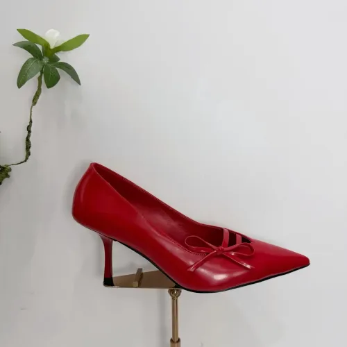 Cheap Prada High-heeled Shoes For Women #1409436 Replica Wholesale [$102.00 USD] [ITEM#1409436] on Replica Prada High-heeled Shoes