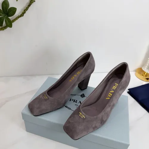 Cheap Prada High-heeled Shoes For Women #1409438 Replica Wholesale [$102.00 USD] [ITEM#1409438] on Replica Prada High-heeled Shoes
