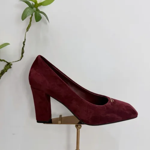 Cheap Prada High-heeled Shoes For Women #1409439 Replica Wholesale [$102.00 USD] [ITEM#1409439] on Replica Prada High-heeled Shoes