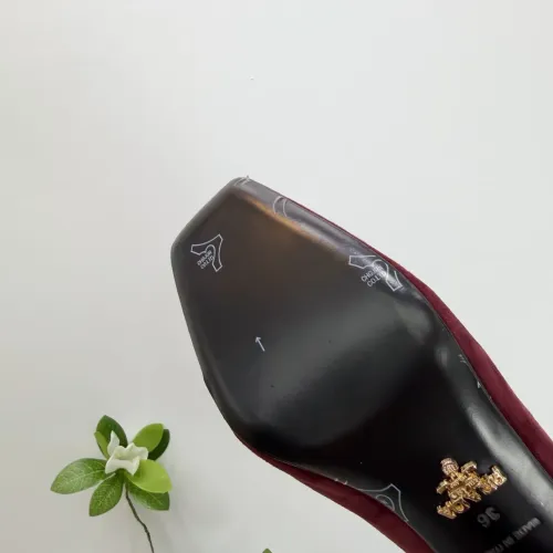 Cheap Prada High-heeled Shoes For Women #1409439 Replica Wholesale [$102.00 USD] [ITEM#1409439] on Replica Prada High-heeled Shoes