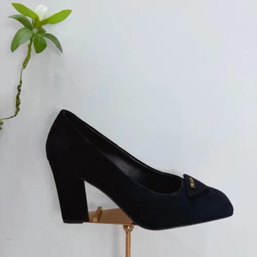 Cheap Prada High-heeled Shoes For Women #1409447 Replica Wholesale [$102.00 USD] [ITEM#1409447] on Replica Prada High-heeled Shoes