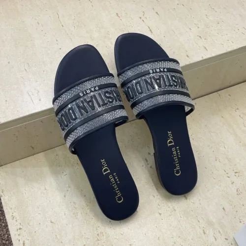 Cheap Christian Dior Slippers For Women #1409488 Replica Wholesale [$72.00 USD] [ITEM#1409488] on Replica Christian Dior Slippers