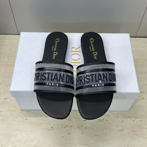 Cheap Christian Dior Slippers For Women #1409489 Replica Wholesale [$72.00 USD] [ITEM#1409489] on Replica Christian Dior Slippers