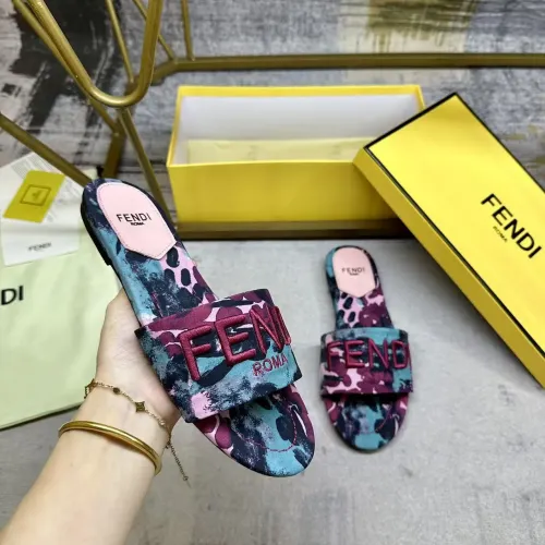 Cheap Fendi Slippers For Women #1409495 Replica Wholesale [$82.00 USD] [ITEM#1409495] on Replica Fendi Slippers