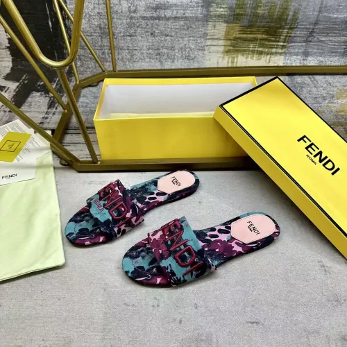 Cheap Fendi Slippers For Women #1409495 Replica Wholesale [$82.00 USD] [ITEM#1409495] on Replica Fendi Slippers