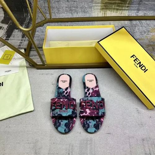 Cheap Fendi Slippers For Women #1409495 Replica Wholesale [$82.00 USD] [ITEM#1409495] on Replica Fendi Slippers