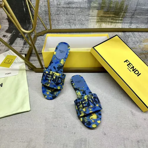Cheap Fendi Slippers For Women #1409498 Replica Wholesale [$82.00 USD] [ITEM#1409498] on Replica Fendi Slippers
