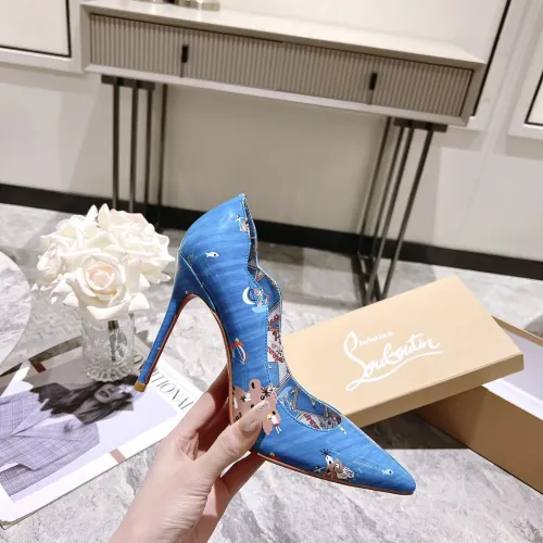 Cheap Christian Louboutin High-heeled shoes For Women #1409510 Replica Wholesale [$98.00 USD] [ITEM#1409510] on Replica Christian Louboutin High-heeled shoes