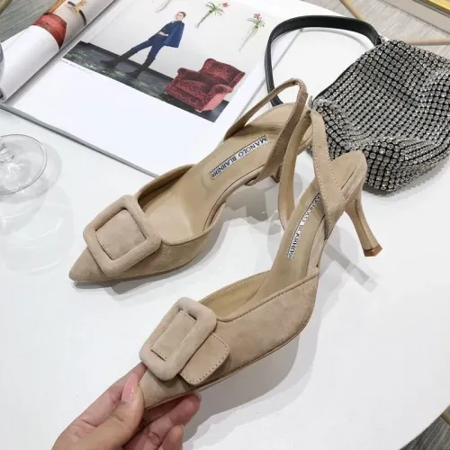 Cheap Manolo Blahnik Sandals For Women #1409565 Replica Wholesale [$98.00 USD] [ITEM#1409565] on Replica Manolo Blahnik Sandals