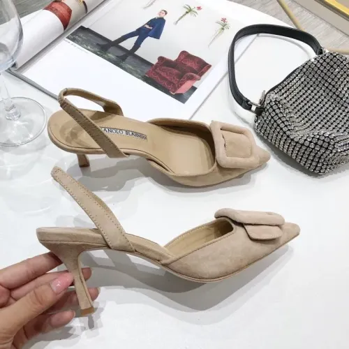 Cheap Manolo Blahnik Sandals For Women #1409565 Replica Wholesale [$98.00 USD] [ITEM#1409565] on Replica Manolo Blahnik Sandals