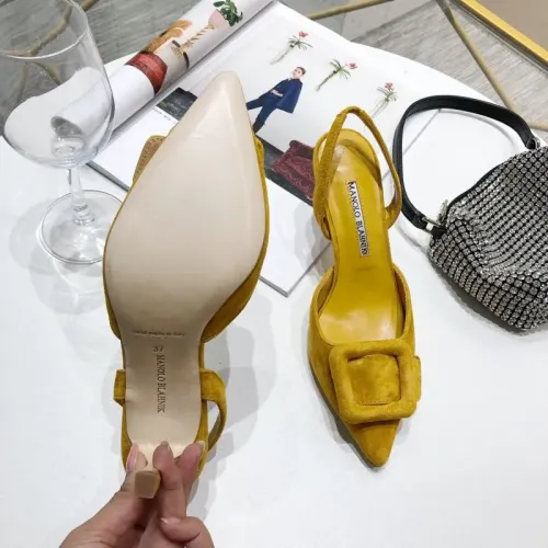 Cheap Manolo Blahnik Sandals For Women #1409566 Replica Wholesale [$98.00 USD] [ITEM#1409566] on Replica Manolo Blahnik Sandals