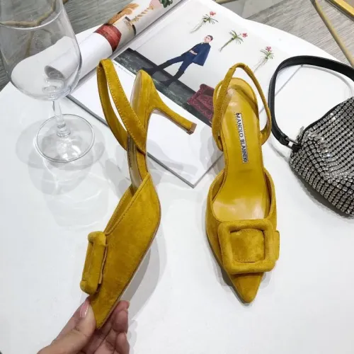 Cheap Manolo Blahnik Sandals For Women #1409566 Replica Wholesale [$98.00 USD] [ITEM#1409566] on Replica Manolo Blahnik Sandals