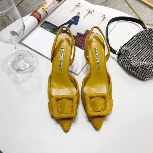 Cheap Manolo Blahnik Sandals For Women #1409566 Replica Wholesale [$98.00 USD] [ITEM#1409566] on Replica Manolo Blahnik Sandals
