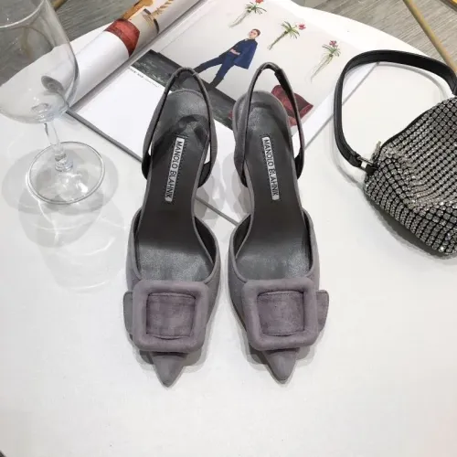Cheap Manolo Blahnik Sandals For Women #1409570 Replica Wholesale [$98.00 USD] [ITEM#1409570] on Replica Manolo Blahnik Sandals