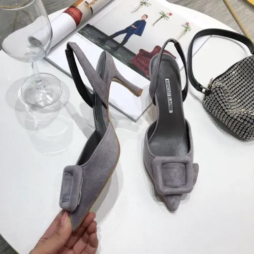 Cheap Manolo Blahnik Sandals For Women #1409570 Replica Wholesale [$98.00 USD] [ITEM#1409570] on Replica Manolo Blahnik Sandals