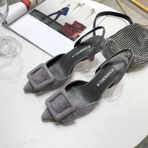 Cheap Manolo Blahnik Sandals For Women #1409570 Replica Wholesale [$98.00 USD] [ITEM#1409570] on Replica Manolo Blahnik Sandals