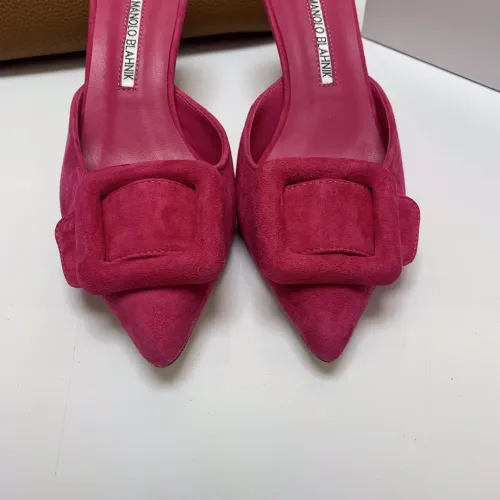 Cheap Manolo Blahnik Slippers For Women #1409577 Replica Wholesale [$96.00 USD] [ITEM#1409577] on Replica Manolo Blahnik Slippers