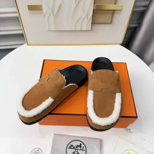 Cheap Hermes Slippers For Men #1409637 Replica Wholesale [$96.00 USD] [ITEM#1409637] on Replica Hermes Slippers