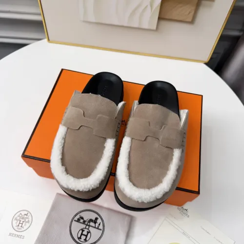 Cheap Hermes Slippers For Men #1409641 Replica Wholesale [$96.00 USD] [ITEM#1409641] on Replica Hermes Slippers