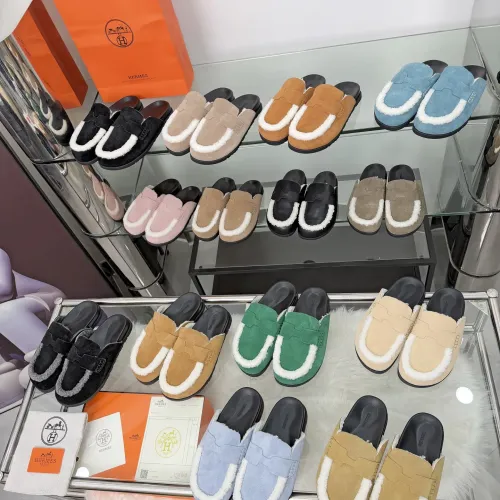 Cheap Hermes Slippers For Women #1409652 Replica Wholesale [$96.00 USD] [ITEM#1409652] on Replica Hermes Slippers