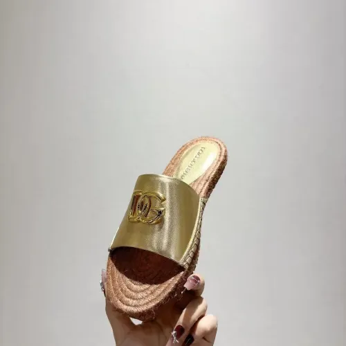 Cheap Dolce &amp; Gabbana D&amp;G Slippers For Women #1409660 Replica Wholesale [$88.00 USD] [ITEM#1409660] on Replica Dolce &amp; Gabbana D&amp;G Slippers