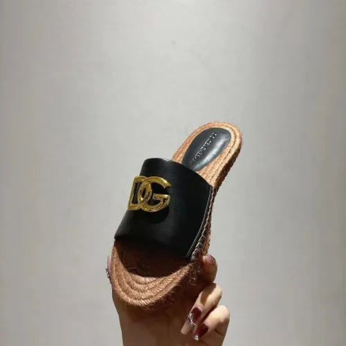 Cheap Dolce &amp; Gabbana D&amp;G Slippers For Women #1409666 Replica Wholesale [$88.00 USD] [ITEM#1409666] on Replica Dolce &amp; Gabbana D&amp;G Slippers