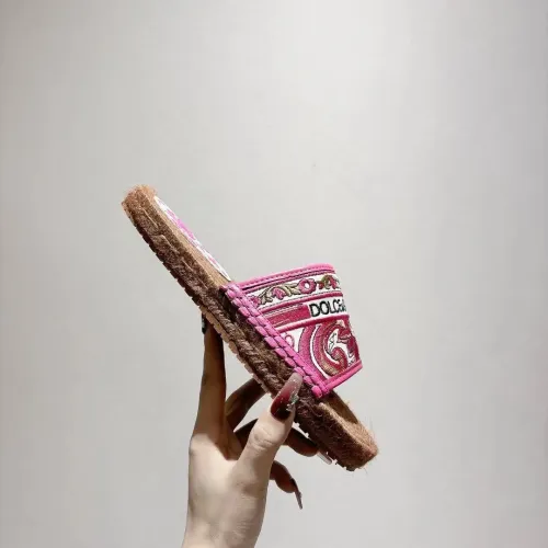 Cheap Dolce &amp; Gabbana D&amp;G Slippers For Women #1409669 Replica Wholesale [$88.00 USD] [ITEM#1409669] on Replica Dolce &amp; Gabbana D&amp;G Slippers