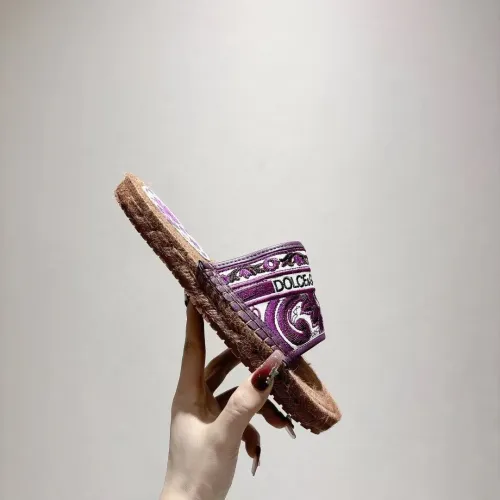 Cheap Dolce &amp; Gabbana D&amp;G Slippers For Women #1409670 Replica Wholesale [$88.00 USD] [ITEM#1409670] on Replica Dolce &amp; Gabbana D&amp;G Slippers