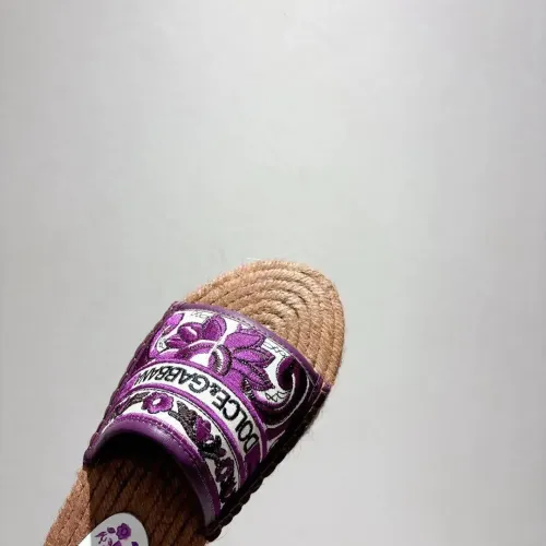 Cheap Dolce &amp; Gabbana D&amp;G Slippers For Women #1409670 Replica Wholesale [$88.00 USD] [ITEM#1409670] on Replica Dolce &amp; Gabbana D&amp;G Slippers