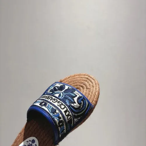Cheap Dolce &amp; Gabbana D&amp;G Slippers For Women #1409671 Replica Wholesale [$88.00 USD] [ITEM#1409671] on Replica Dolce &amp; Gabbana D&amp;G Slippers