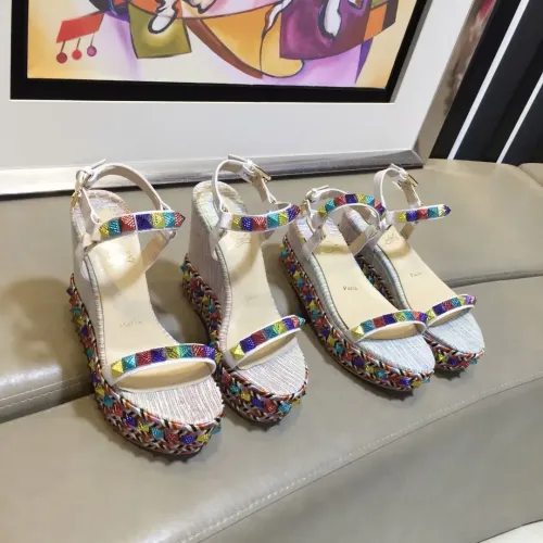 Cheap Christian Louboutin CL Sandal For Women #1409686 Replica Wholesale [$98.00 USD] [ITEM#1409686] on Replica Christian Louboutin CL Sandal