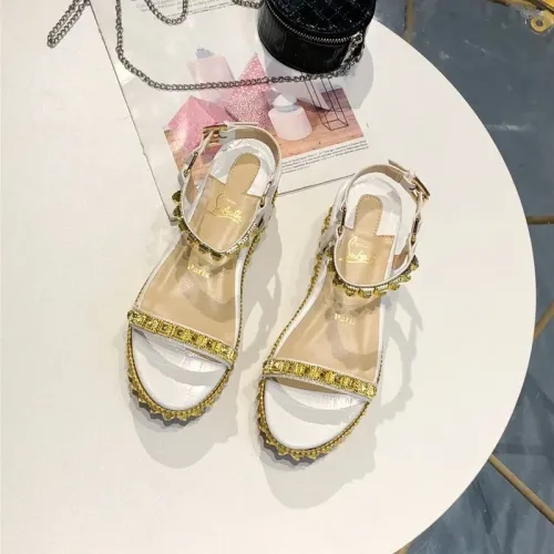 Cheap Christian Louboutin CL Sandal For Women #1409690 Replica Wholesale [$98.00 USD] [ITEM#1409690] on Replica Christian Louboutin CL Sandal