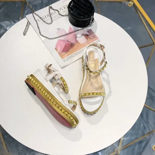 Cheap Christian Louboutin CL Sandal For Women #1409690 Replica Wholesale [$98.00 USD] [ITEM#1409690] on Replica Christian Louboutin CL Sandal