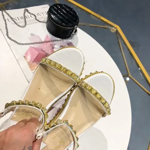 Cheap Christian Louboutin CL Sandal For Women #1409690 Replica Wholesale [$98.00 USD] [ITEM#1409690] on Replica Christian Louboutin CL Sandal