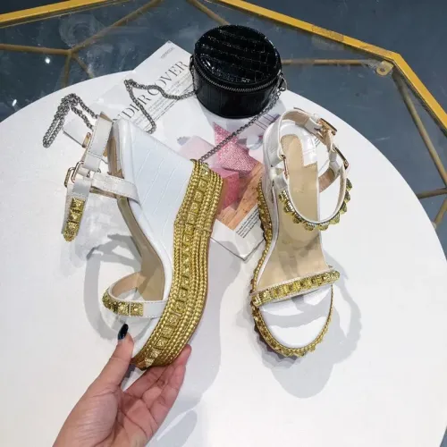 Cheap Christian Louboutin CL Sandal For Women #1409691 Replica Wholesale [$98.00 USD] [ITEM#1409691] on Replica Christian Louboutin CL Sandal