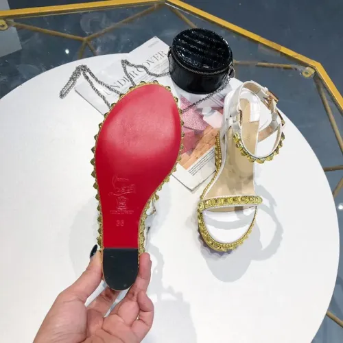 Cheap Christian Louboutin CL Sandal For Women #1409691 Replica Wholesale [$98.00 USD] [ITEM#1409691] on Replica Christian Louboutin CL Sandal