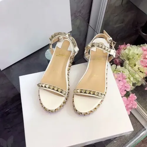 Cheap Christian Louboutin CL Sandal For Women #1409694 Replica Wholesale [$98.00 USD] [ITEM#1409694] on Replica Christian Louboutin CL Sandal