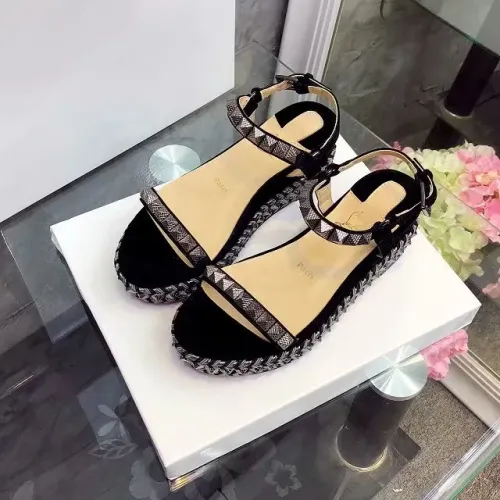 Cheap Christian Louboutin CL Sandal For Women #1409696 Replica Wholesale [$98.00 USD] [ITEM#1409696] on Replica Christian Louboutin CL Sandal