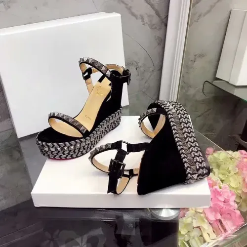 Cheap Christian Louboutin CL Sandal For Women #1409697 Replica Wholesale [$98.00 USD] [ITEM#1409697] on Replica Christian Louboutin CL Sandal