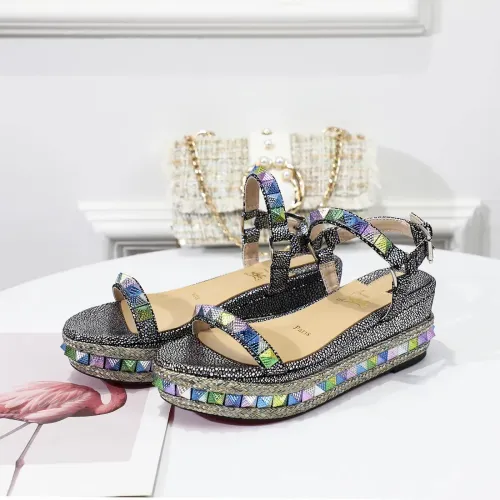 Cheap Christian Louboutin CL Sandal For Women #1409700 Replica Wholesale [$98.00 USD] [ITEM#1409700] on Replica Christian Louboutin CL Sandal