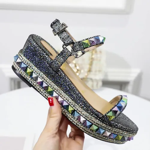 Cheap Christian Louboutin CL Sandal For Women #1409700 Replica Wholesale [$98.00 USD] [ITEM#1409700] on Replica Christian Louboutin CL Sandal