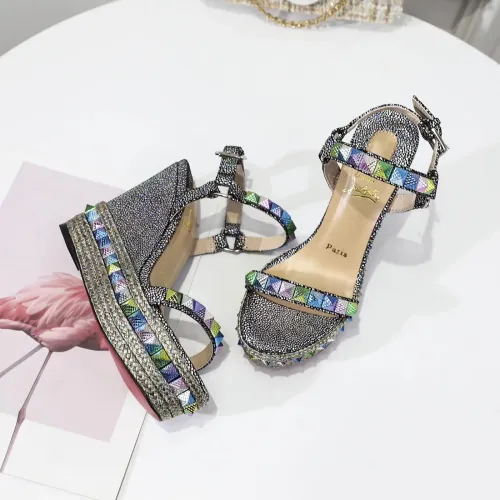 Cheap Christian Louboutin CL Sandal For Women #1409701 Replica Wholesale [$98.00 USD] [ITEM#1409701] on Replica Christian Louboutin CL Sandal