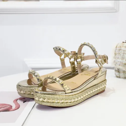 Cheap Christian Louboutin CL Sandal For Women #1409702 Replica Wholesale [$98.00 USD] [ITEM#1409702] on Replica Christian Louboutin CL Sandal