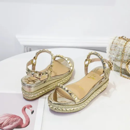 Cheap Christian Louboutin CL Sandal For Women #1409702 Replica Wholesale [$98.00 USD] [ITEM#1409702] on Replica Christian Louboutin CL Sandal