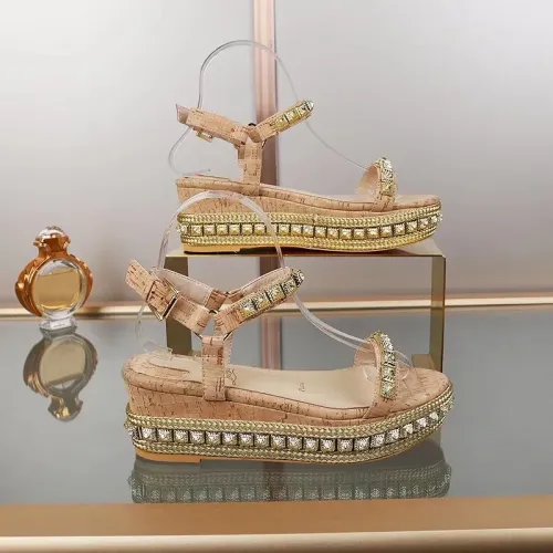 Cheap Christian Louboutin CL Sandal For Women #1409711 Replica Wholesale [$98.00 USD] [ITEM#1409711] on Replica Christian Louboutin CL Sandal