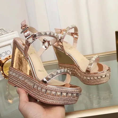 Cheap Christian Louboutin CL Sandal For Women #1409713 Replica Wholesale [$98.00 USD] [ITEM#1409713] on Replica Christian Louboutin CL Sandal