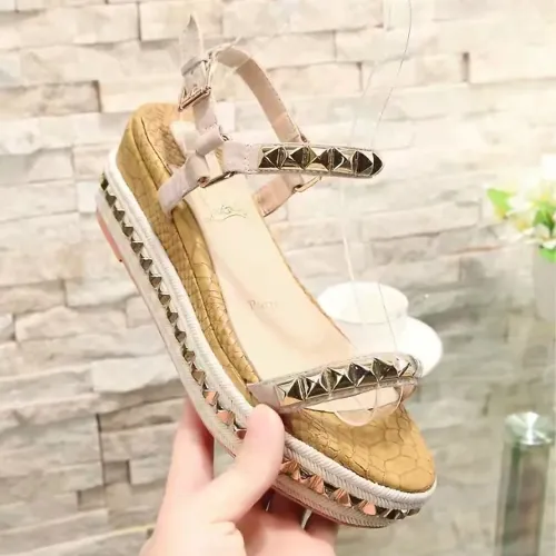 Cheap Christian Louboutin CL Sandal For Women #1409714 Replica Wholesale [$98.00 USD] [ITEM#1409714] on Replica Christian Louboutin CL Sandal