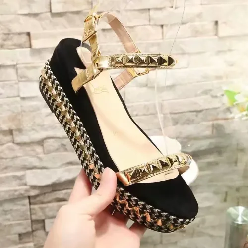 Cheap Christian Louboutin CL Sandal For Women #1409720 Replica Wholesale [$98.00 USD] [ITEM#1409720] on Replica Christian Louboutin CL Sandal