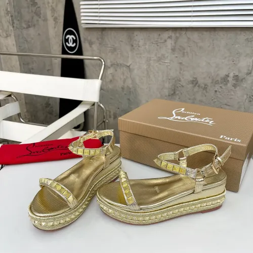 Cheap Christian Louboutin CL Sandal For Women #1409739 Replica Wholesale [$98.00 USD] [ITEM#1409739] on Replica Christian Louboutin CL Sandal